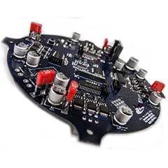 Spectrolutions X-pro Quad-rotor helicopter control board - custom designed in-house